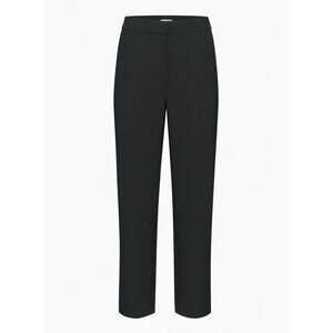 Aritzia Wilfred Womens Alanya Pant Size 6 High Waist Black Straight Leg Pockets